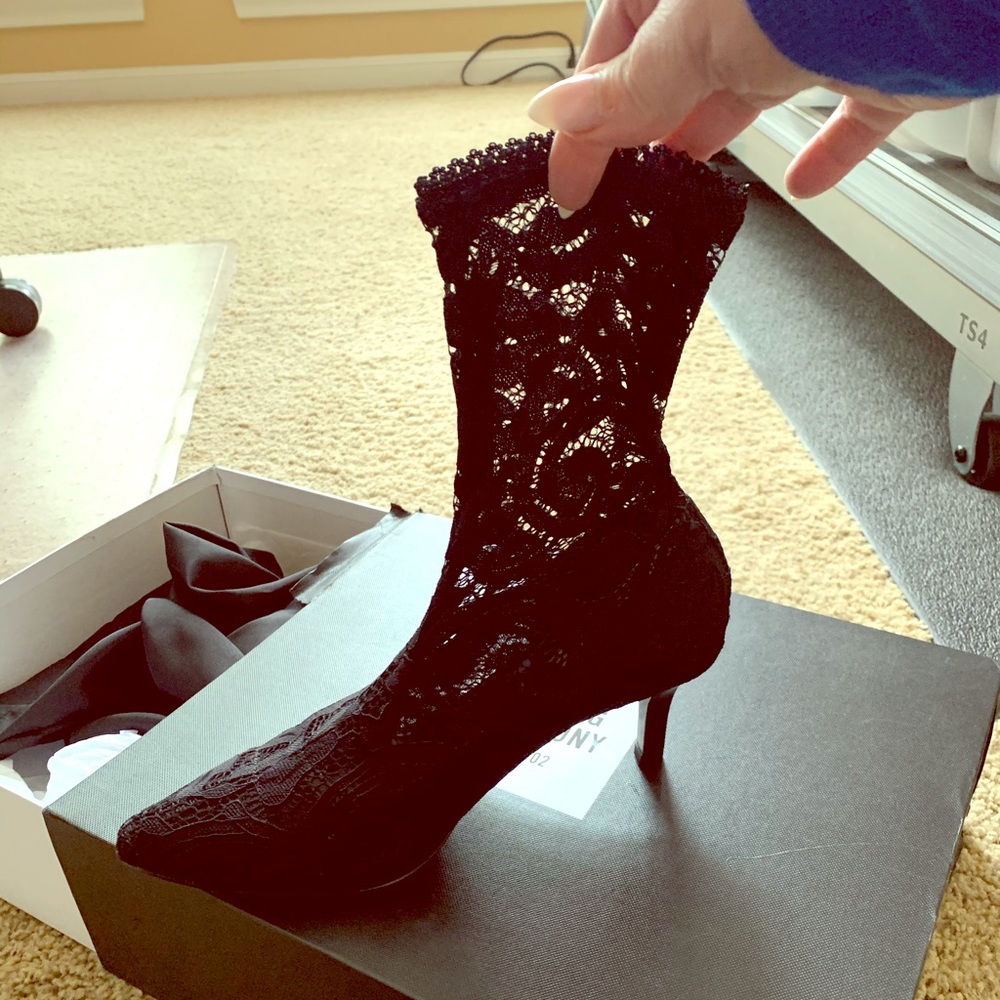 Opening Ceremony Lace Booties- new never worn
